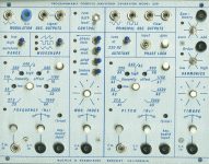 Buchla 259 Complex Wave generator front panel